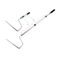 Rączka przedłużacz 25cm 8mm  52-92cm