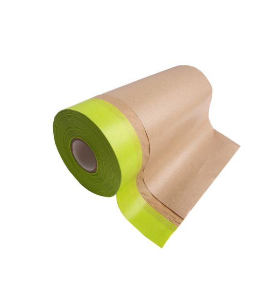 Papier ochronny z taśma zielona 30cm/20m