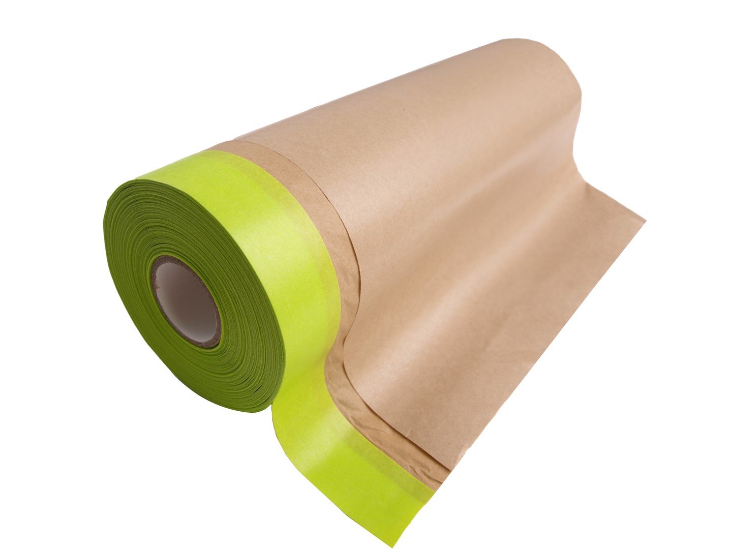 Papier ochronny z taśma zielona  45cm/20m