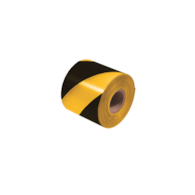 Taśma ostrzegawcza  czarno-żółta  75mm/100m