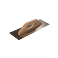 Paca nierdzewna uchwyt drewniany 380x130mm