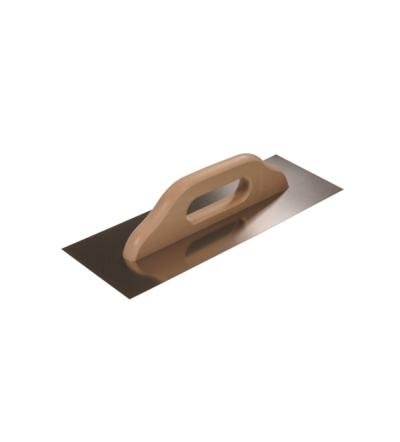 Paca nierdzewna uchwyt drewniany 380x130mm