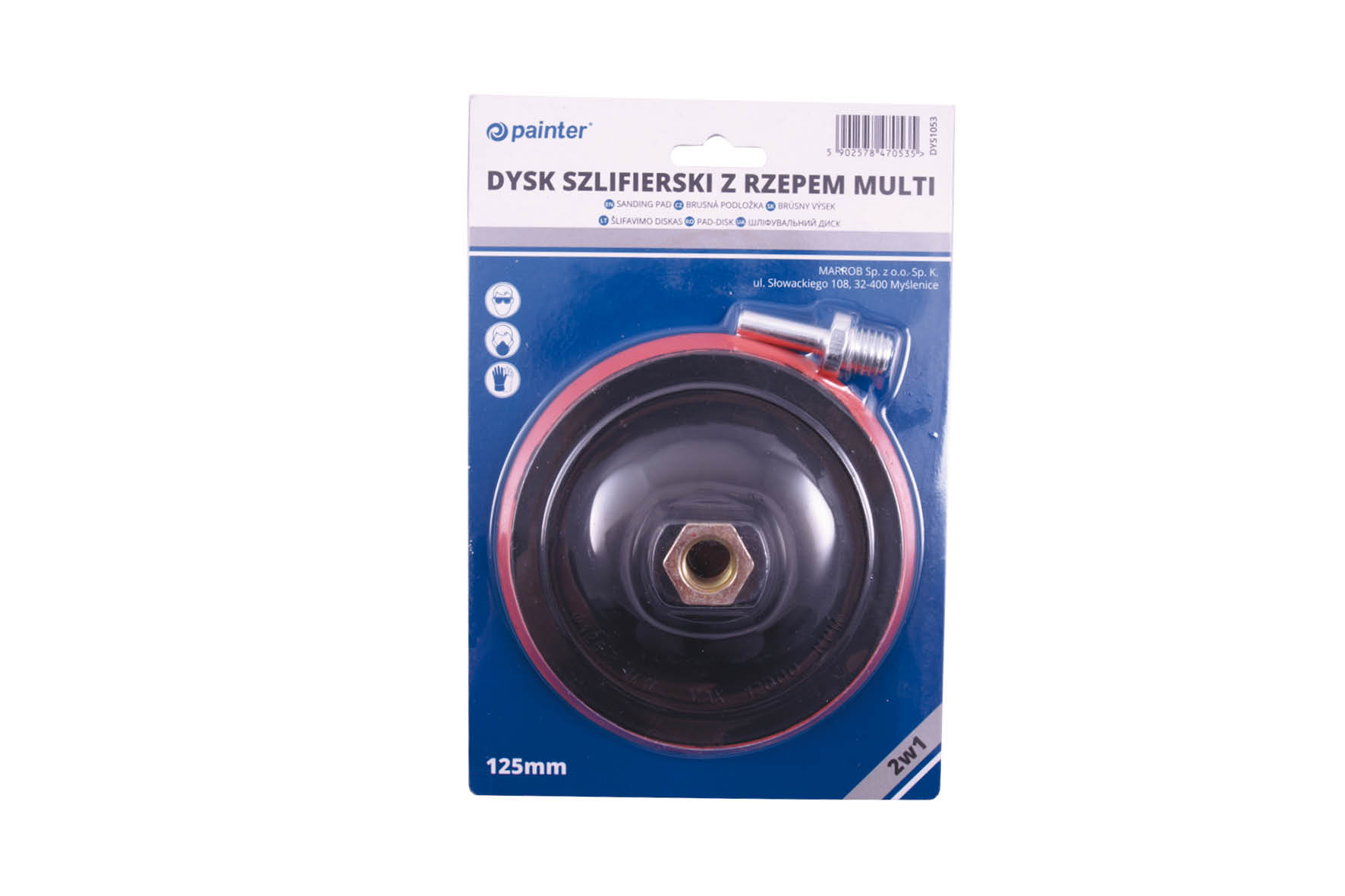 Dysk  szlifierski z rzepem 125MM MULTI