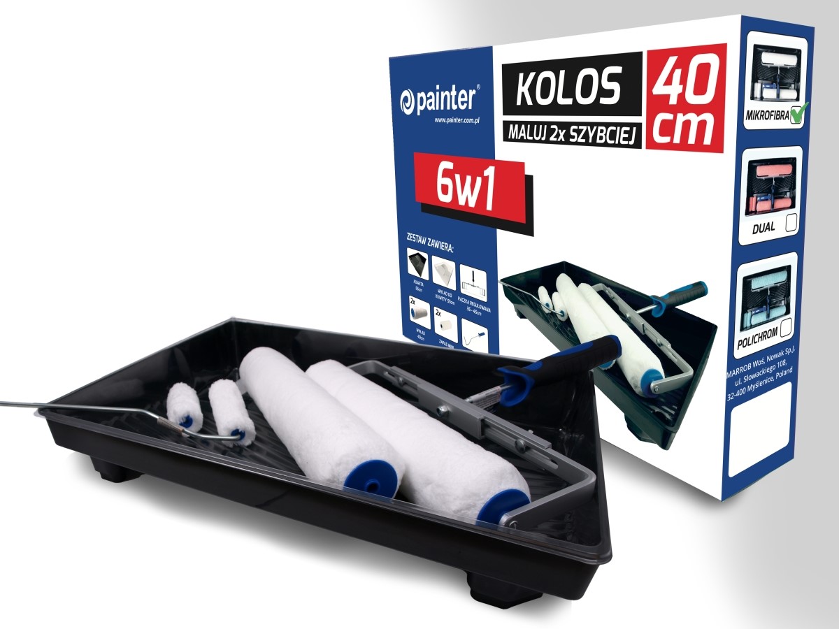 KOLOS Zestaw 6w1 MIKROFIBRA 40cm